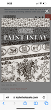 Load image into Gallery viewer, Delft Traditions Noir IOD Paint Inlay 12X16 Pad