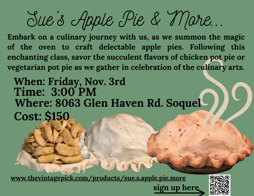 Sue’s Apple Pie & More...