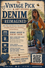 Load image into Gallery viewer, Denim Reimagined Sunday, August 18th
