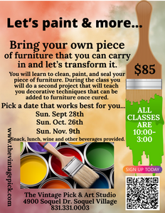 Let’s Paint & More-Bring Your Own Piece