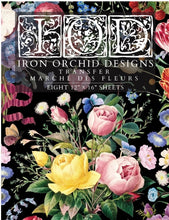 Load image into Gallery viewer, Marché des Fleurs IOD Transfer | 8 Pages | 12” x 16” | Full Color