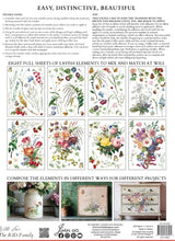 Load image into Gallery viewer, Marché des Fleurs IOD Transfer | 8 Pages | 12” x 16” | Full Color