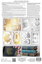 Load image into Gallery viewer, Athenæum IOD Gilded Transfer | 8 Pages | 8” x 12” | Gold &amp; Silver