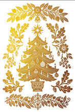 Load image into Gallery viewer, Angels Sing Foil Transfer | 8 Pages | 8” x 12” | Gold &amp; Silver Foil