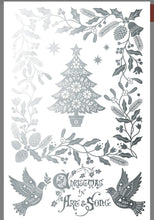 Load image into Gallery viewer, Angels Sing Foil Transfer | 8 Pages | 8” x 12” | Gold &amp; Silver Foil