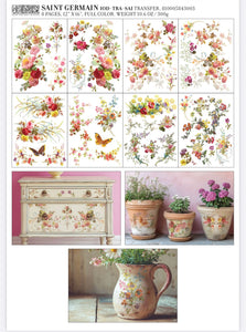 Iron Orchid Design SAINT GERMAIN IOD TRANSFER 12X16 PAD™