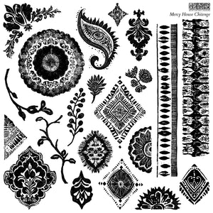 Iron Orchid Designs Mercy House Chitenge Stamp