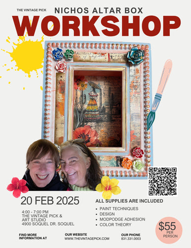 Nichos Altar Box Workshop-Feb. 20th 4:00pm-7:00pm