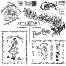 Load image into Gallery viewer, Iron Orchid Designs Christmas Post Decor Stamp