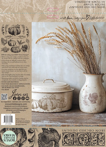 Iron Orchid Designs Autumn Blessing Stamp
