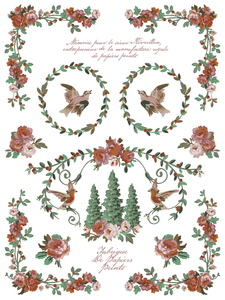 IOD Paint Inlay LA FOLIE Eight 12" X 16" Sheets