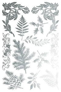 IOD Gilded Figgy & Flourish. Eight 8" X 12" Sheets