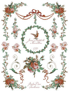IOD Paint Inlay LA FOLIE Eight 12" X 16" Sheets