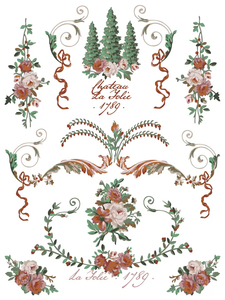 IOD Paint Inlay LA FOLIE Eight 12" X 16" Sheets