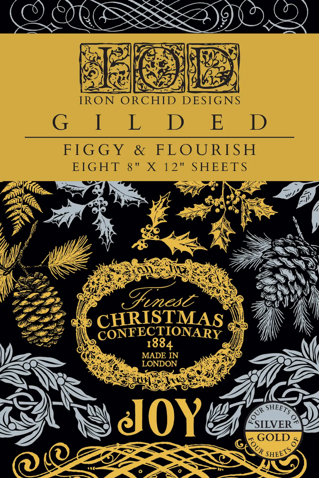 IOD Gilded Figgy & Flourish. Eight 8