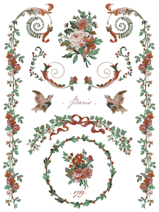 IOD Paint Inlay LA FOLIE Eight 12" X 16" Sheets