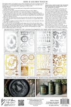 Load image into Gallery viewer, IOD Gilded Figgy &amp; Flourish. Eight 8&quot; X 12&quot; Sheets