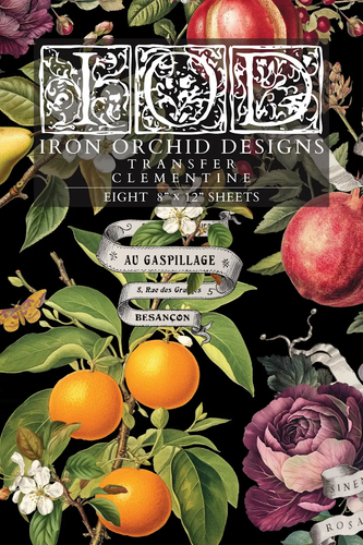 Iron Orchid Design Transfer Clementine