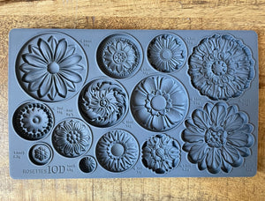 Rosettes Iron Orchid Designs Mould