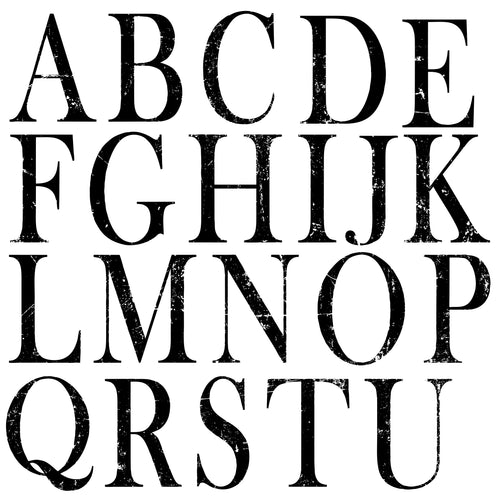 Typesetting Décor Stamps 12x12